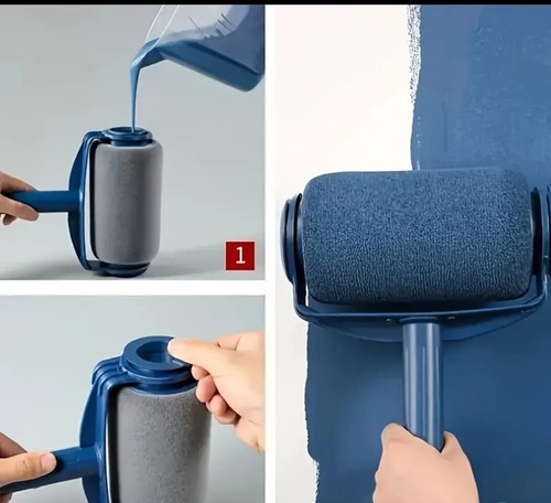 Replacement paint roller brush - replacement,